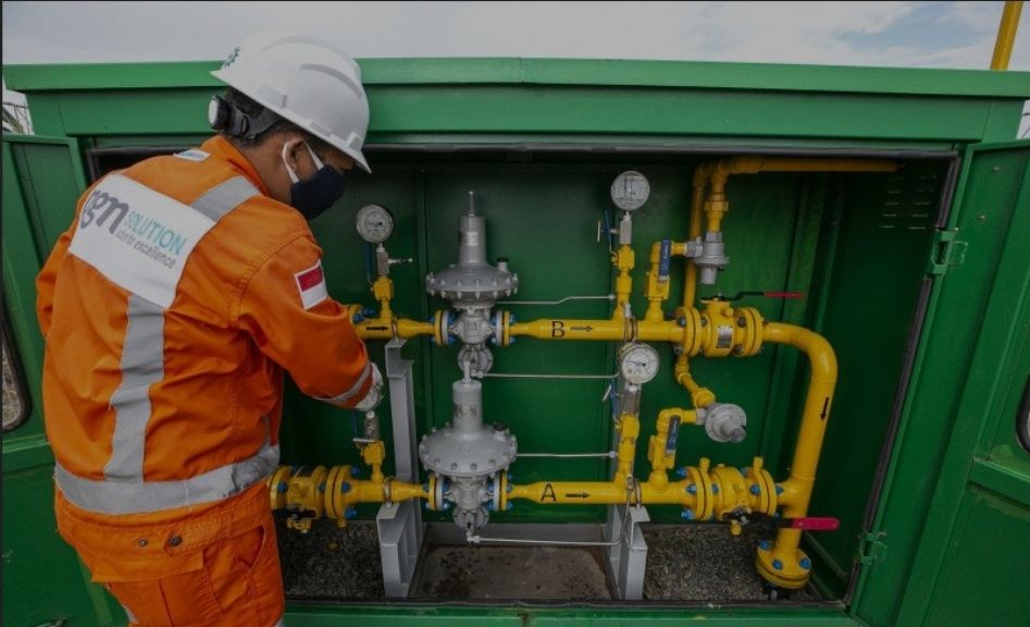 podiumnews.com-Pemerintah Teken Kontrak Pembangunan Jaringan Gas Rumah Tangga